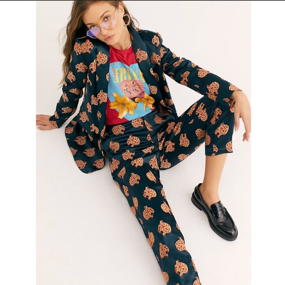 Scotch & Soda Snow Leopard Blazer Size XS